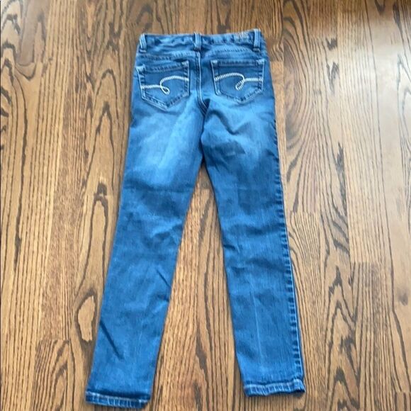 🍭6/$30 Justice Slim Fit Super Skinny Distressed Jeans - 8 - Picture 6 of 8